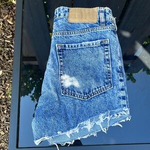 Denim shorts